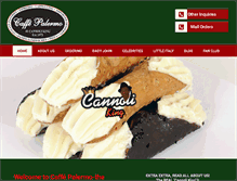 Tablet Screenshot of caffepalermo.com